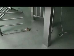 Otomatik Yuvarlak Sütun Elektronik Yaya Salıncak Kapıları Bariyerine Girin ve Çıkın