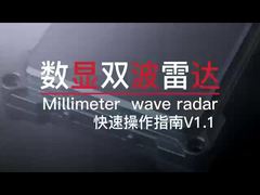 24Ghz Dijital Ekranı Çift Dalga Radarı