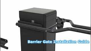 DZ-2307 bariyer kolu montaj videosu