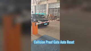 Bariyer kapısı çarpışma önleyici otomatik sıfırlama kolu braketi Otomatik geri dönüşlü açılır flanş