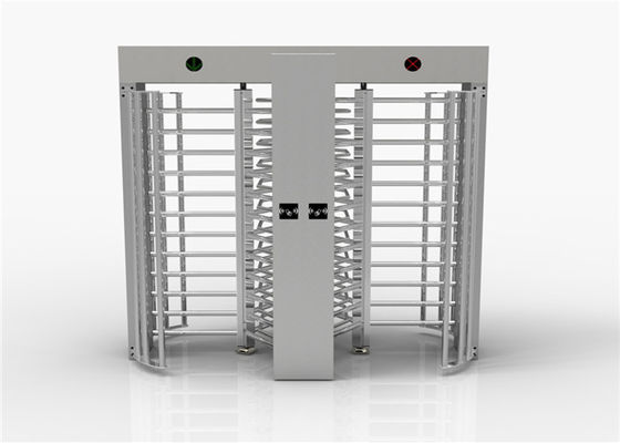 Güvenli giriş kontrolü için 40W güç tüketimi ile Çift Geçit İki Yönlü Tam Yükseklik Döner