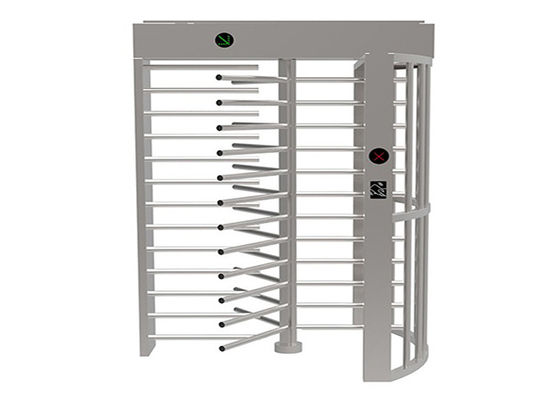 Parmak İzi Okuyuculu Tam Boy Turnike, 304 Kalite Paslanmaz Çelikten İmal Edilmiş ve Kuyruklanma Önleme Özelliğine Sahip