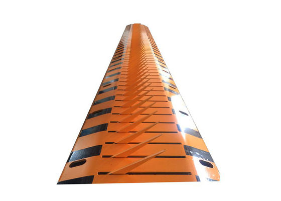 Pnömatik hidrolik iki yönlü lastik öldürücü, bıçak kalınlığı 10 mm ve 40 T Min. Yol araç kontrolü için yükleme