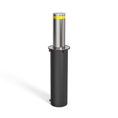 600mm Yükseltme Yüksekliği Hidrolik Yükselen Bollard Çok Renkli Yansıtıcı Şerit OEM Logo Yazdırılmış
