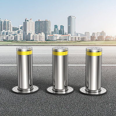 Araç Yolu Parkı Çıkarılabilir Pnömatik Hidrolik Yükselen Taşlar Otomatik Paslanmaz Çelik