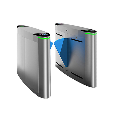 Ziyaretçi Mobil QR kodu RFID Okuyucu Servo Motor Yüksek Hızlı Güzel  Flap Barrier
