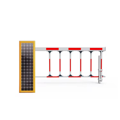 Hızlı Düz Katlanmalı Çit Kol Park Garaj Bariyer AC 220V 110V DC24V Güneş Paneli Entegre