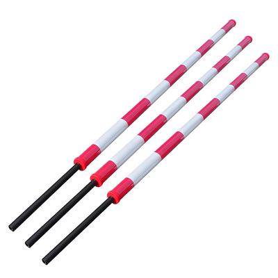 Özellik Karbon Fiber Tube Kırmızı ve Beyaz Dış Köpük Yansıtıcı Film Engelleme Kapısı Yuvarlak Kol