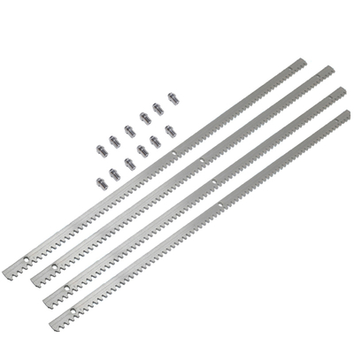 8mm 10mm 12mm 22mm Kalınlığı Bir Metre Uzunluk Güzel Kapı Motoru için Ağır Görevli Galvanizli Çelik Düğme Rack