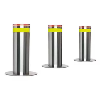Stainless Steel Hydraulic Rising Electric Automatic Retractable Smart Parking Bollard for Residential  Driveway