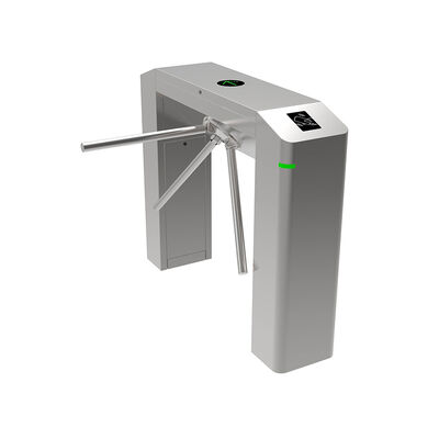 Güvenli erişim kontrolü için Yüksek Hızlı 510mm Kol Uzunluğu Paslanmaz Çelik Mekanik Tripod Turnstile Kapısı