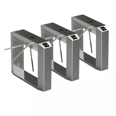 1.2mm SS304 Stripod Turnstile Kapısı, 0.2S kendi kendine sıfırlama ve erişim kontrolü için kuru temas