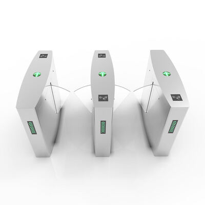 Giriş Güvenlik Flap Engelleme Kapısı IR Sensörleri ile Yürüyen Turnstile 27cm Flap Uzunluğu ve 1s Açılış/Kapatma Saati