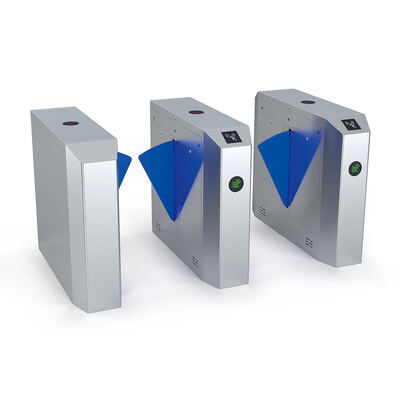 304 Paslanmaz Çelik Hızlı Geçiş Kapısı, 27cm Kanat Uzunluğu ve Kalabalık Yönetimi için Çift Yönlü Kontrol