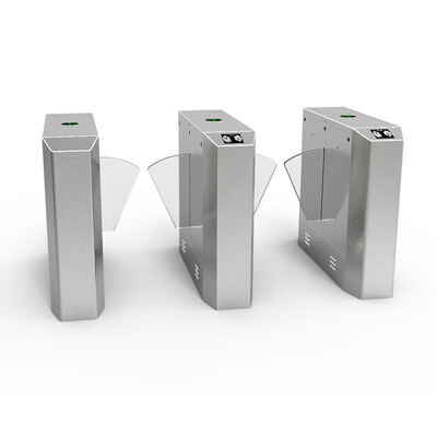 Yüksek Hızlı 600mm Geçiş Genişliğinde, Dakikada 30 Kişi Geçiş Kapasiteli ve 304 Paslanmaz Çelik Konstrüksiyonlu Flap Bariyer Kapı