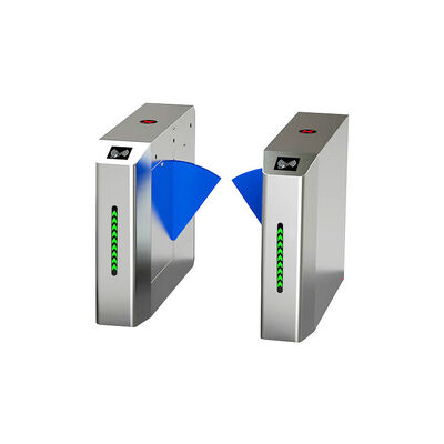 Yüz Tanıma RFID Parmak izi Flap Fitness Merkezleri için 30 kişi / dakikalık akış hızı ile bariyer kapısı