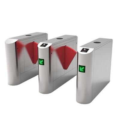 Alarm Sistemli ve PU Köpük Flap Bariyer Kapılı LED Işıklı Hız Geçiş Kapısı