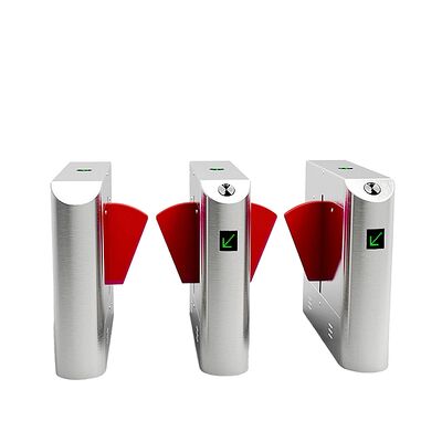 Güvenli Erişim Kontrolü için 316 Paslanmaz Çelikli 27cm Kol BLDC Motorlu Flap Bariyer Kapısı