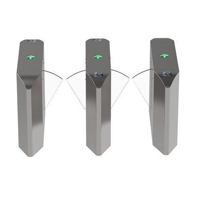 CE Sertifikası ve Yumuşak Silika Gel Flap Çekici Engelleme Kapısı ile Çift Geçit Hızlı Kapısı