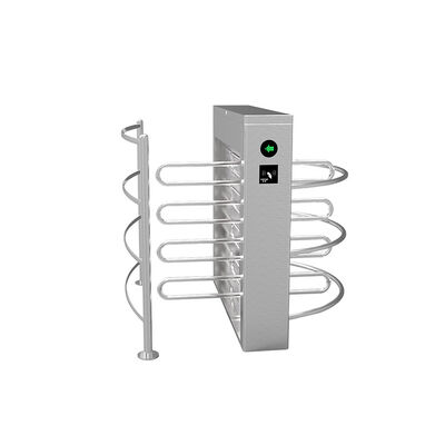 304 Paslanmaz Çelik Bel Yüksek Turnstile Dakikada 25 ila 30 kişi akış hızı ve CE Sertifikası