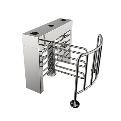 25 ila 30 Kişi/Dakika Akış Kontrolü için Hidrolik Tamponlu 316 Paslanmaz Çelik Yarım Boy Turnike