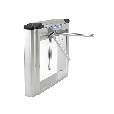 Düşük Gürültülü Hidrolik tampon 304 Paslanmaz Çelik İki Yönlü Erişim Kontrolü Tripod Turnstile
