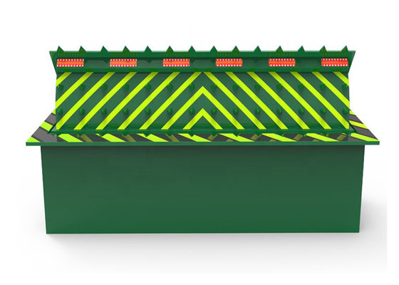 LED uyarı ışığı ve 380V güç kaynağı ile tam otomatik hidrolik yol blokecisi A3 çelikten yapılmıştır