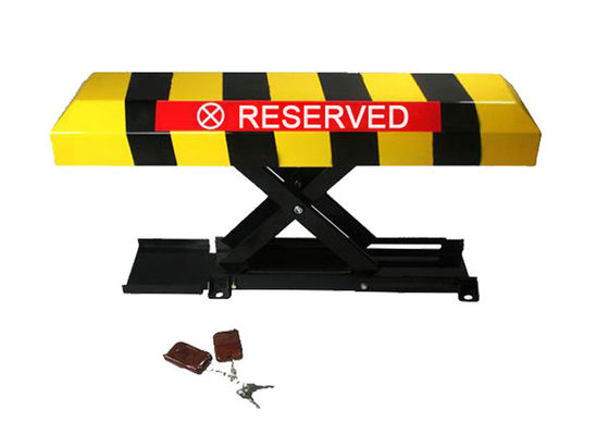 2 mm soğuk döven çelik DC12V motorlu otomatik park kilidi, güvenli araç alanı için 305 mm yüksekliği ile