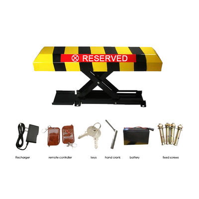 DC12V Motorlu Otomatik Park Kilidi, 305mm Kaldırma Yüksekliği ve Şarj Edilebilir Kurşun Asit Akü