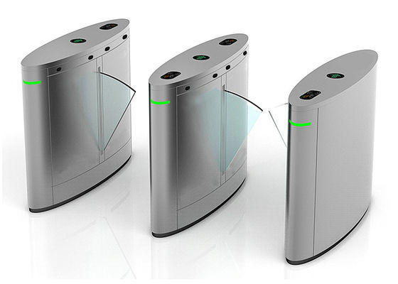 DC 24V 10mA Erişim Kontrolü Açık Akrilik Flap Barrier Gate Turnstile