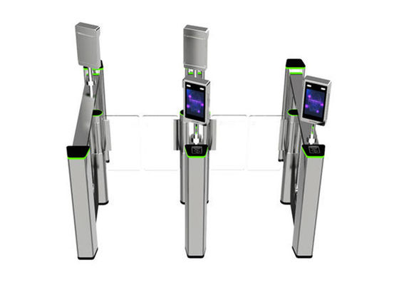 SS314 Paslanmaz Çelik 600mm Geçiş Yaya Salıncak Bariyer Kapısı, 0.4S Açılma Süresi
