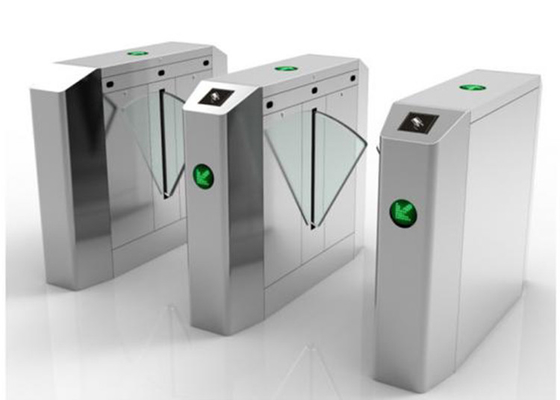 Fitness Merkezi İçin Yüz Tanıma RFID Parmak İzi Flap Bariyer Kapısı