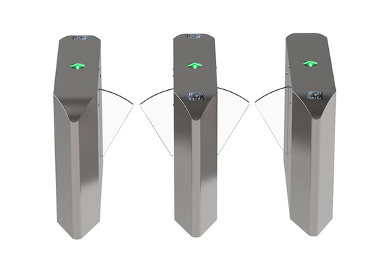 Fırçasız Motor Akış Kontrolü Flap Turnike Kapısı Paslanmaz Çelik 304