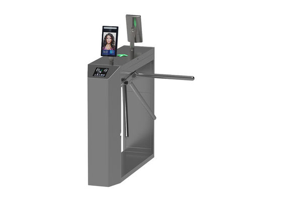 SS304 Paslanmaz Çelik Çift Yönlü Tripod Turnike Kapısı, Yaya Kontrolü için 550mm Genişliğinde