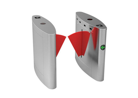 Kablo Çizim Yüzeyi BLDC Motoru IP44 Okul Stadyumu Erişim Kontrolü için Rated Flap Barrier Gate