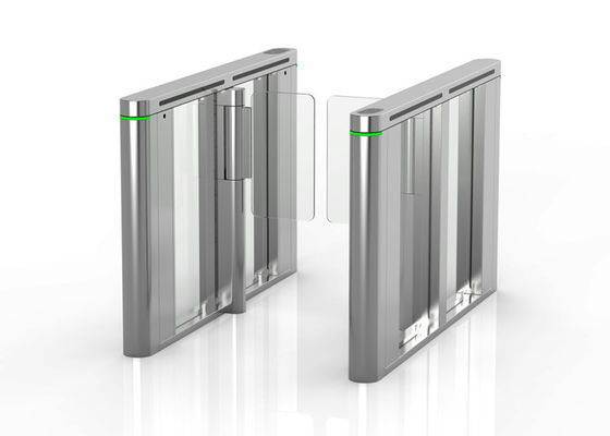 Yüksek Trafik Alanları için Kayıpsız Mekanizmalı Anti Şok 40W DC Motorlu Salıncak Bariyer Turnike