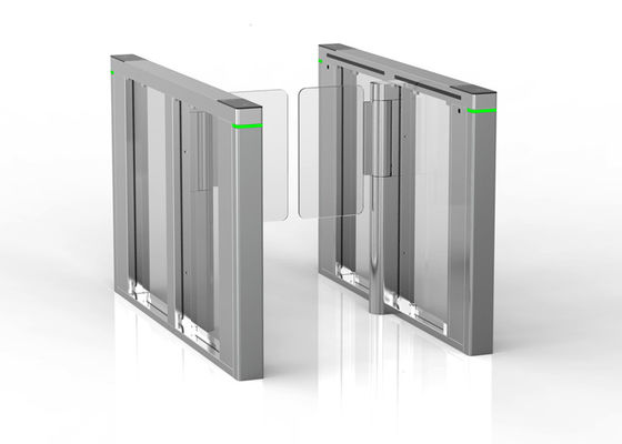 Erişim Kontrolü için 500mm-1000mm Kanal Genişliğine Sahip 100W Fırçasız DC Motorlu Çift Yönlü Bariyer Turnike Kapısı